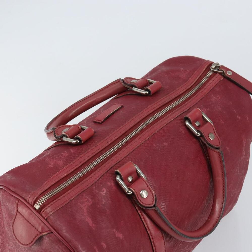 GUCCI GG Implementation Boston Bag PVC Silver Pink 193603 Auth 160604 - Picture 6 of 16